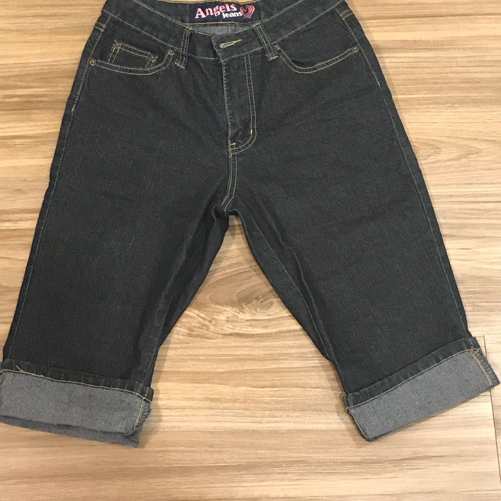 Angels Jeans Capris 6P Dark Denim